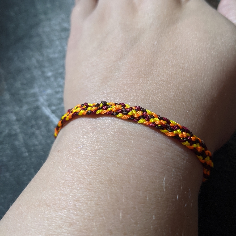 Kumihimo bracelet handmade